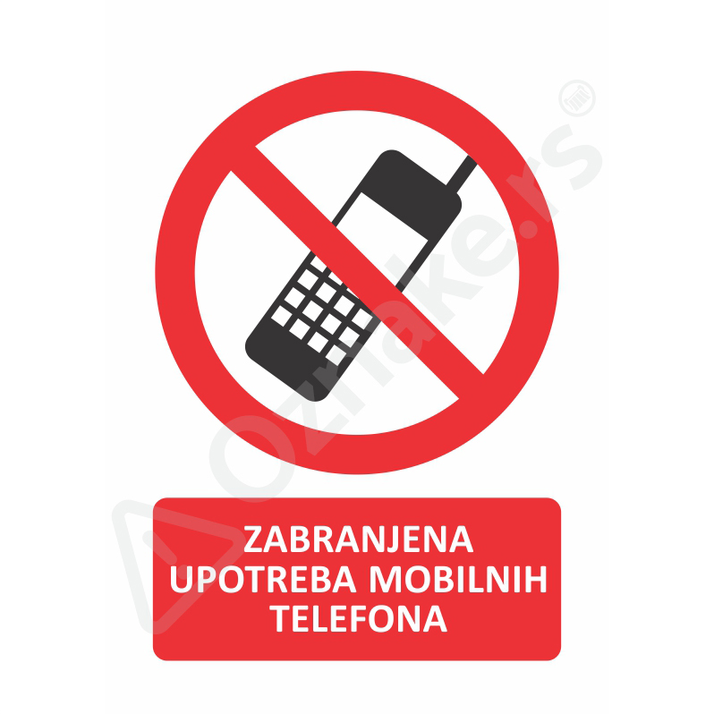 1 025 Mobilni telefon Zabranjena upotreba mobilnih telefona