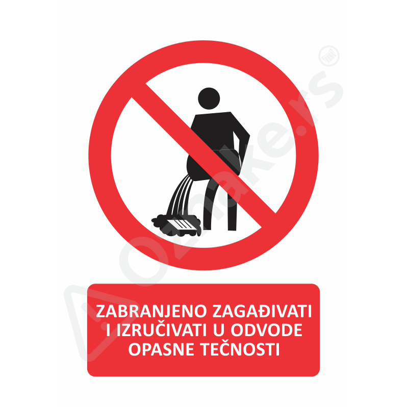 1 051 Opasne tecnosti Zabranjeno zagađivati i izručivati u odvode opasne tečnosti