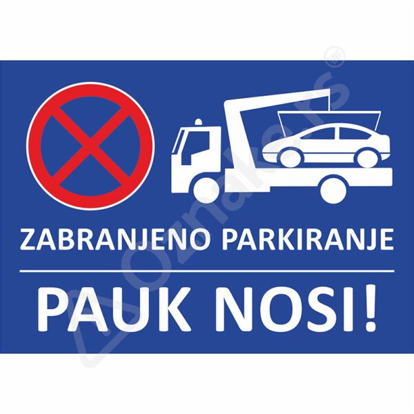 1 144 Parkiranje Pauk Nosi Zabranjeno parkiranje pauk nosi