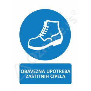 Obavezna upotreba zaštitnih cipela