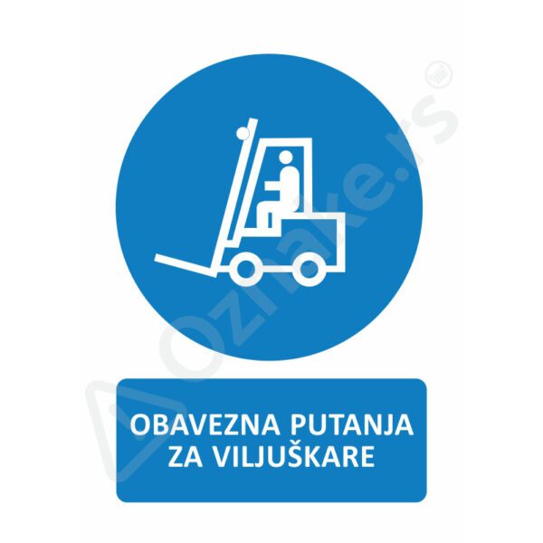 Obavezna putanja za viljuškare