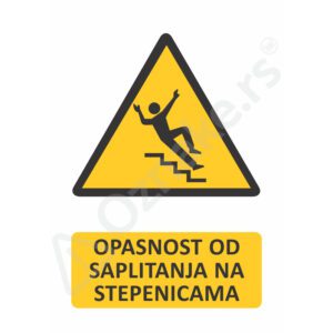 Opasnost od saplitanja na stepenicama