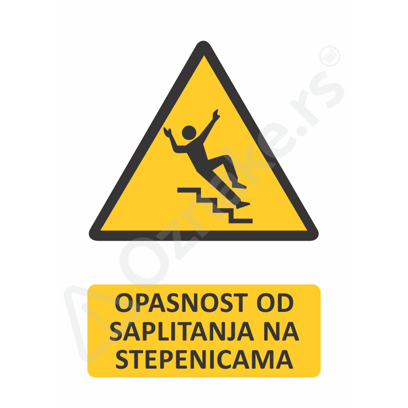 3 012 Stepenice Opasnost od saplitanja na stepenicama