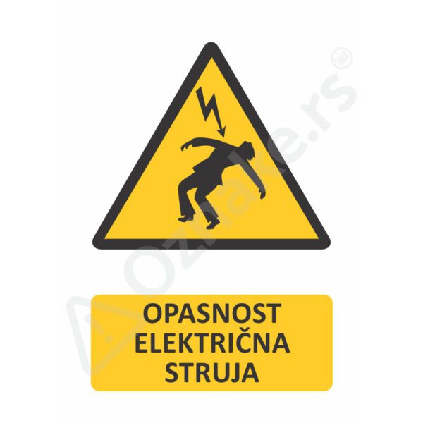 3 017 Struja Opasnost električna struja