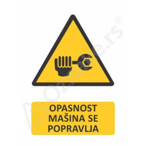 Opasnost mašina se popravlja