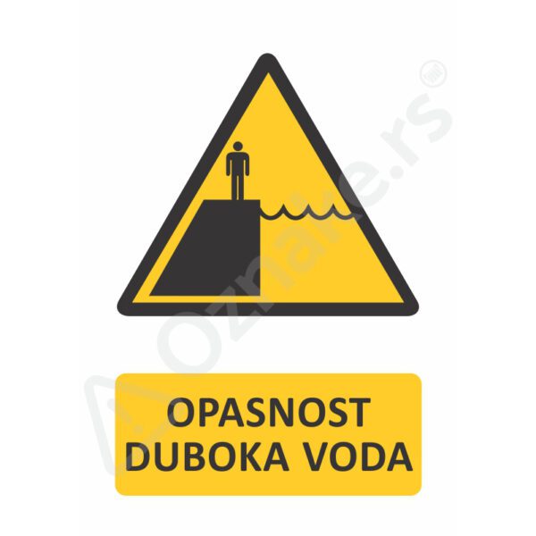 3 081 Duboka voda Opasnost duboka voda