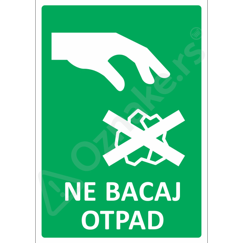 4 175 Ne bacaj otpad Ne bacaj otpad