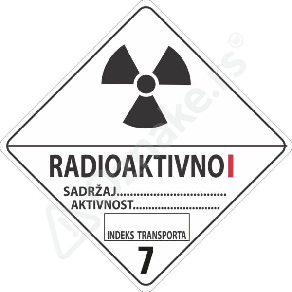 5 045 Radioaktivno Radioaktivno