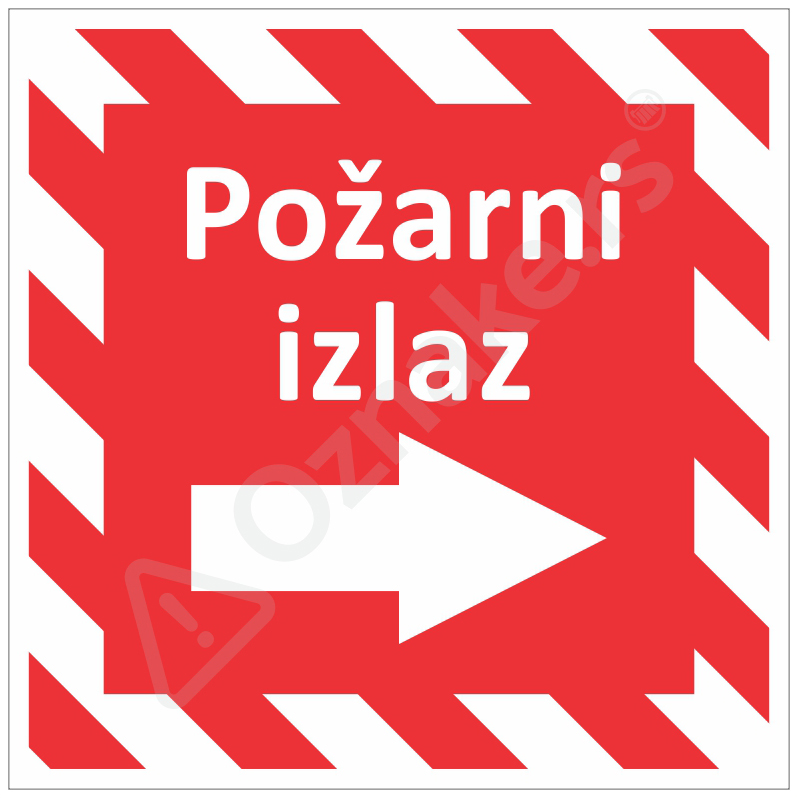 6 015 Pozarni izlaz Požarni izlaz