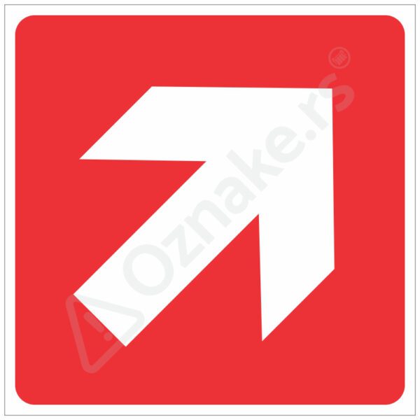 6 021 Smer Strelica gore desno