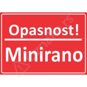 Opasnost! Minirano