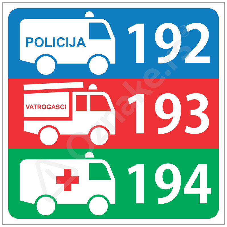 6 064 Vazni telefoni Važni telefoni