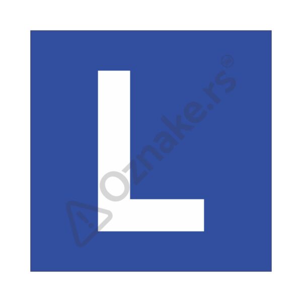 Magnetna nalepnica "L"